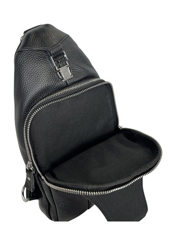 Мужская сумка из натуральной кожи 5003 черная 33 х 16 х 5 No Brand (371682430)