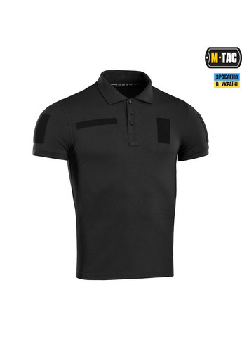 Поло чоловіче тактичне чорне 65/35 Black M-TAC (333342548)