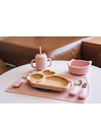 Силиконовый коврик для кормления ребенка Kitty, pink FreeOn (315894923)