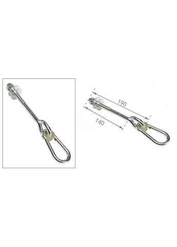 Подвес-карабин, крюк для подвешивания M12x140 WCG (342121146)