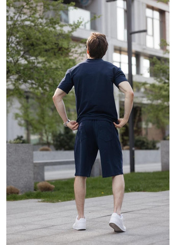 Легкий модний літній костюм для чоловіка, трикотажний зручний вільний комплект: шорти, футболка, - якість топ Intruder (359381164)