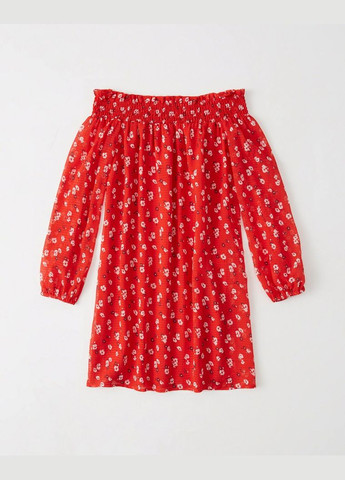 Красное женское платье - платье af3409w Abercrombie & Fitch
