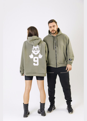 Стильне оверсайз худі на блискавці Vakko (301940950)