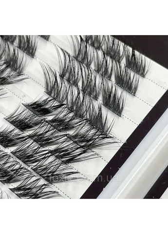 Набор накладных ресниц разных микс с клеем, пинцетом и ремувером. No Brand (370589876)