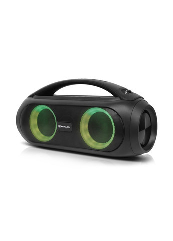 Колонка X-745 Black (40Вт, Bluetooth, USB, AUX, 3000мА*ч) Real-El (333824476)