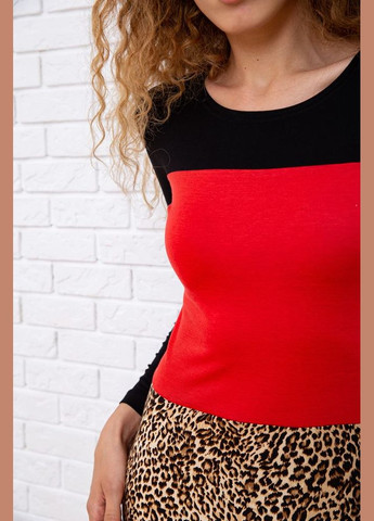 Красное повседневный мини-платье с принтом свободного кроя для женщин демисезонное черно-красное (sku_167r177-1) No Brand с рисунком