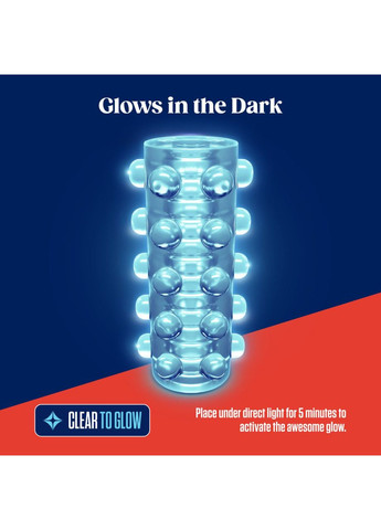 Мастурбатор Rize by Swich Glow in the Dark Masturbator - Clear Blush (366875711)