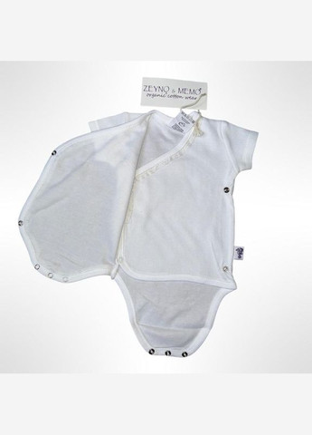 Дитяче боді organic cotton wear (Туреччина) 56-80 см Білий (0619) ZEYNO&MEMO (344467903)