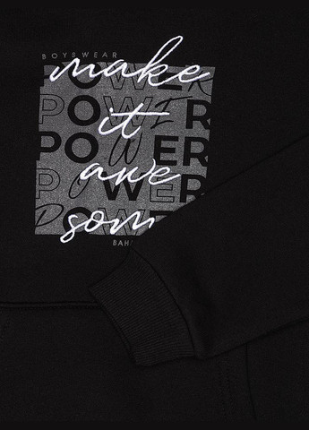 Худи для мальчика цвет черный CB-00228522 Bahamax (316136384)