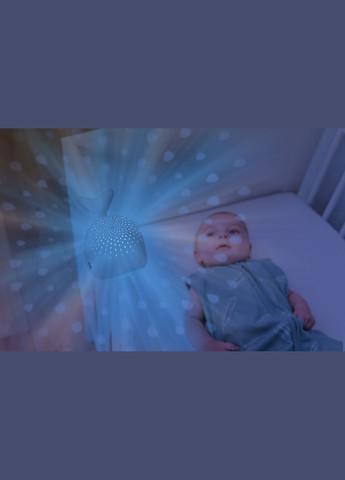 Музыкальный ночник-проектор Wally Кит серый () Zazu ZA-WALLY-01 (328398658)