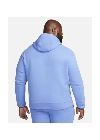 Толстовка чоловіча Sportswear Tech Fleece Windrunner Full-Zip Hoodie Light Blue Nike (365962025)