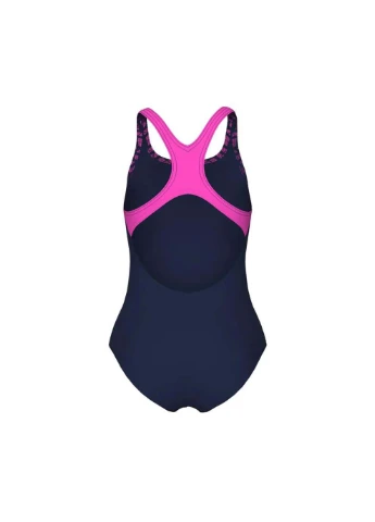 Фуксиновый демисезонный детский купальник kikko v swimsuit swim pro back фуксия Arena