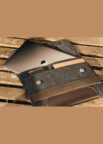 Шкіряний чохол для ноутбука Holder коричневий 14 Skin and Skin (285261063)
