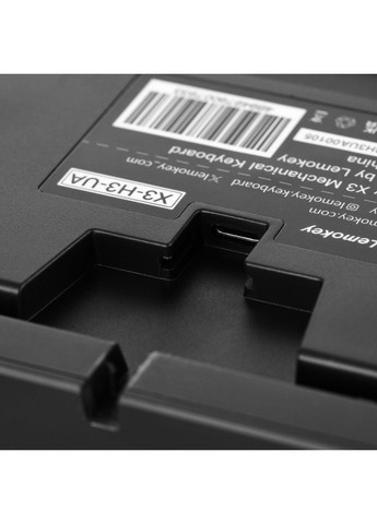 Клавиатура механическая X3-H3-UA X3 104Key, Keychron Brown, USB-A, QMK/VIA, Hot-Swap, EN/UKR, RGB, Lemokey (362712663)