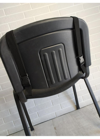 Ергономічні подушки EKKOSEAT на стілець зі знімною масажною накидкою. Набір. Чорний. ST-1G2H-102 Ekko Seat (353718713)