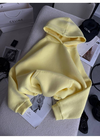 Худі тринитка на флісі з подвійним капюшоном No Brand (365410195)