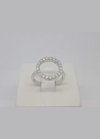 Срібне кільце з фіанітами. 19244Р Лазурит (296595018)