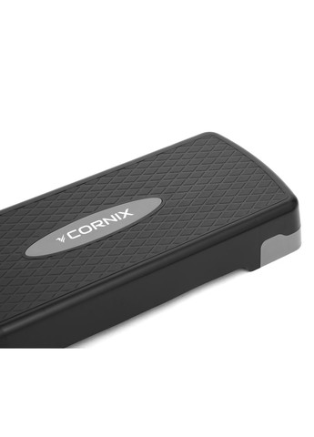 Степ-платформа 2-ступінчаста 68 х 28 х 10-15 см XR-0189 Black/Grey Cornix (324019144)