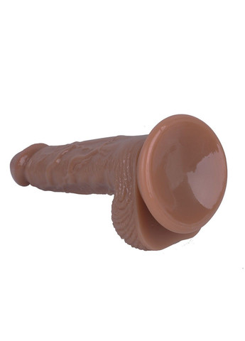 Реалістичний фалоімітатор з мошонкою та присоскою 17*3 см We Love (314811520)