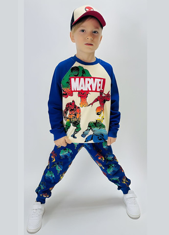 Спортивний костюм двонитка Марвел Marvel TR2403242 Disney світшот+брюки (282433333)