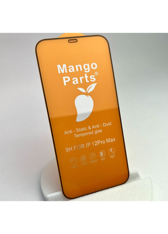Захисне скло на айфон 12 про макс Antistatic 9H глянцеве для айфона 12 ПРО МАКС full glue No Brand (369137314)