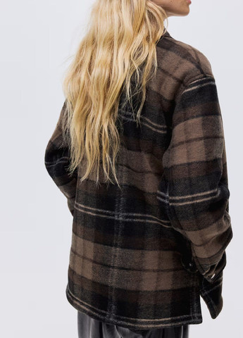 Темно-коричневая демисезонная куртка H&M