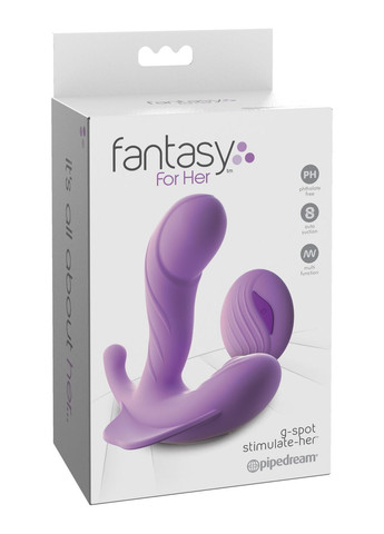 Вібратор метелик з функцією нагріву Fantasy For Her G-Spot Стимулювати-Her від MULTISHOP Pipedream (341303834)