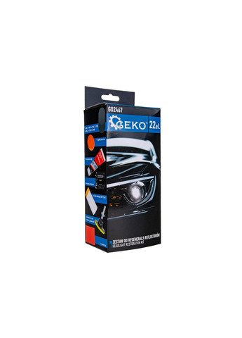 Набір насадок на дриль для поліування фар автомобіля " ", 22 елемента Geko (342325118)