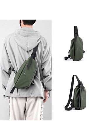 Сумка-слінг через плече чоловіча текстильна RoyalBag AT05-T-413KH (302000997)