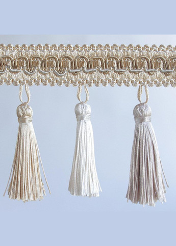 Силіконова скатертина СALIPSO з Бежевою Бахромою 170x90см Calipso (313288350)