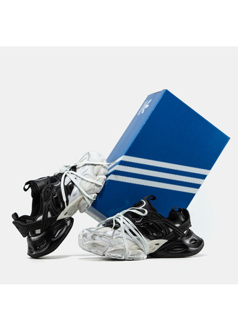 Кросівки жіночі і чоловічі Adidas Vento XLG Deluxe Black White | Адідас Венто Делюкс чорно-білі No Brand чорно-білі демісезони (366196456)