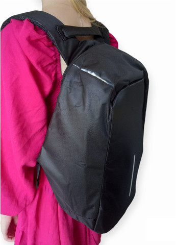 Рюкзак антивор с разъемом USB портфель сумка Bobby с защитой от воров большой для работы учебы путешествий No Brand (280931350)