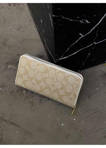 Женский кошелек молочный на много отделений большой No Brand (369935130)