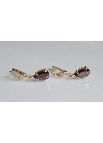 Серебряные серьги с золотыми пластинами Silver Style (367112068)