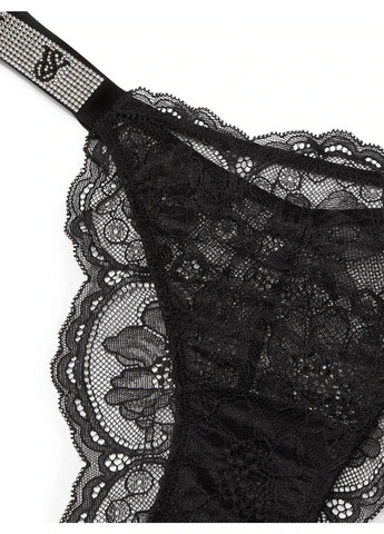 Трусики зі Стразами Shine Strap Lace Brazilian Panty Victoria's Secret (322141707)