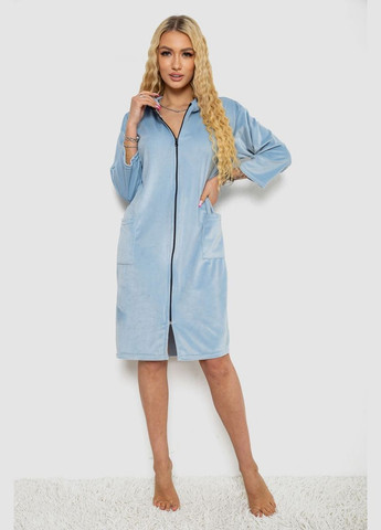 Халат женский велюровый на молнии Fashion (338597403)