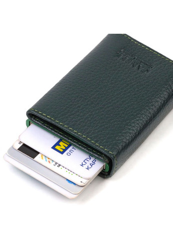 Кардхолдер унісекс у три складання з автоматичним механізмом із натуральної шкіри флотар 21932 Canpellini (362417503)