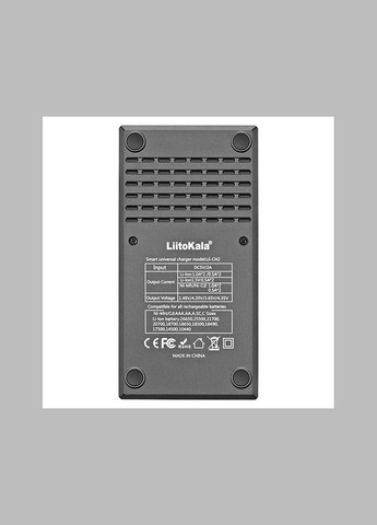 Інтелектуальний зарядний пристрій LiiCH2 для 18650, AA, AAA Li-Ion, LiFePO4, Ni-MH-Cd LiitoKala (292410925)