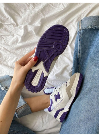 КРОССОВКИ ЖЕНСКИЕ NEW BALANCE 550 WHITE PURPLE НЬЮ БЕЛАНС 550 No Brand белые демисезоны (367169667)