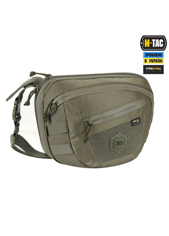 Сумка Sphaera Hex Hardsling Bag Large с липучкой Elite Ranger Green M-TAC (303261339)