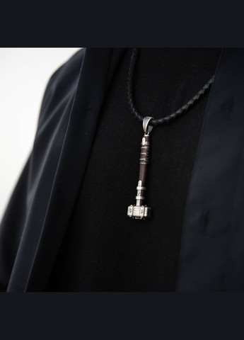 Серебряный кулон Молот викинга с эбеном 1116п Oniks (295262361)