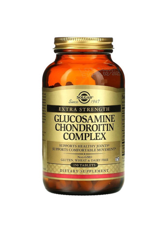 Глюкозамин и Хондроитин (Комплес), Glucosamine Chondroitin, 150 таблеток. Solgar (362694395)