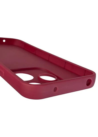 Чохол силіконовий оригінальний Soft Touch з 3D принтом вишеньки для Redmi 13 4G бордовий (Повний захист камери) Xiaomi (378974311)