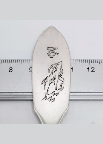 Чайная ложка серебро 925° 22,00 г. козерог (12202120) Juveel (322149250)