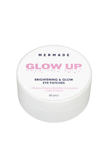 Патчі під очі освітлювальні Silk protein & Mono- and Disaccharies complex 60 шт. MERMADE (316715790)