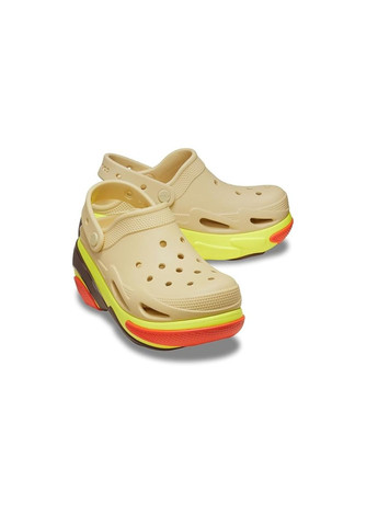 Женские кроксы Black Gum Crocs Bubble Crush (316457632)