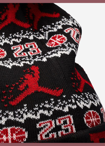 Шапка унісекс Jordan Air Nike Christmas Peak Beanie Black (308061226)