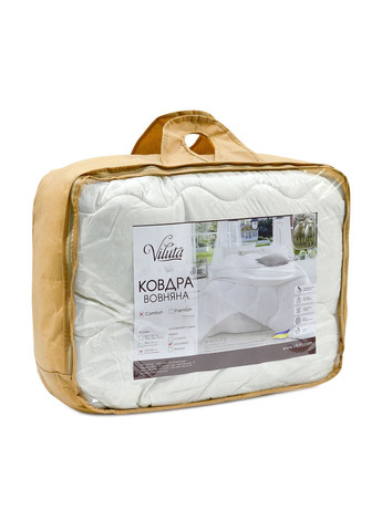 Одеяло шерстяное стеганное Евро Comfort 200х220 Viluta (362695879)