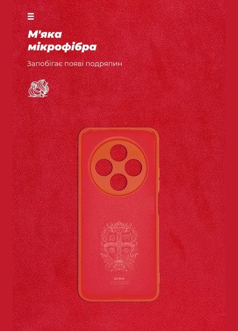 Чехол ICON для Xiaomi Redmi 14C 4G / Redmi A4 / Poco C75 Camera cover Red (ARM79366) ArmorStandart (343048865)