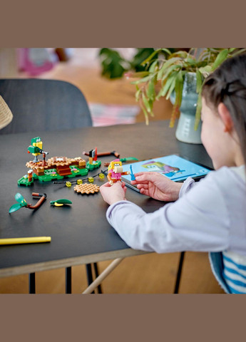 Конструктор Super Mario Импровизация в джунглях Дикси Конг. Дополнительный набор, 174 детали () Lego 71421 (328396170)